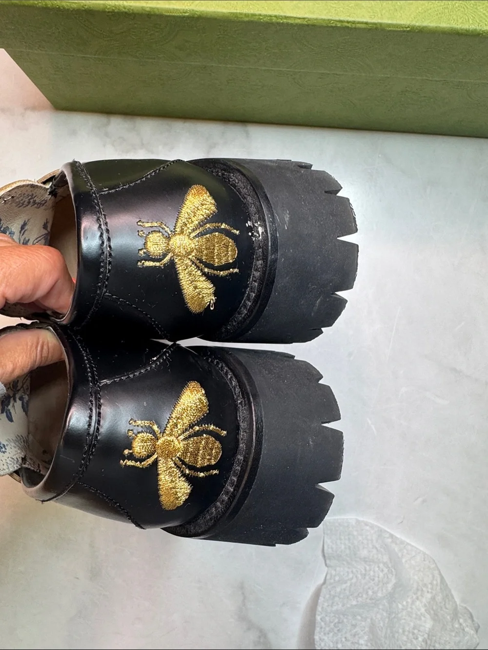 Gucci Harald Horsebit Platform Loafer